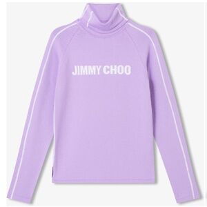 Jimmy Choo - Lilac Wool Ski Turtleneck - 2022 Snow Capsule Collection